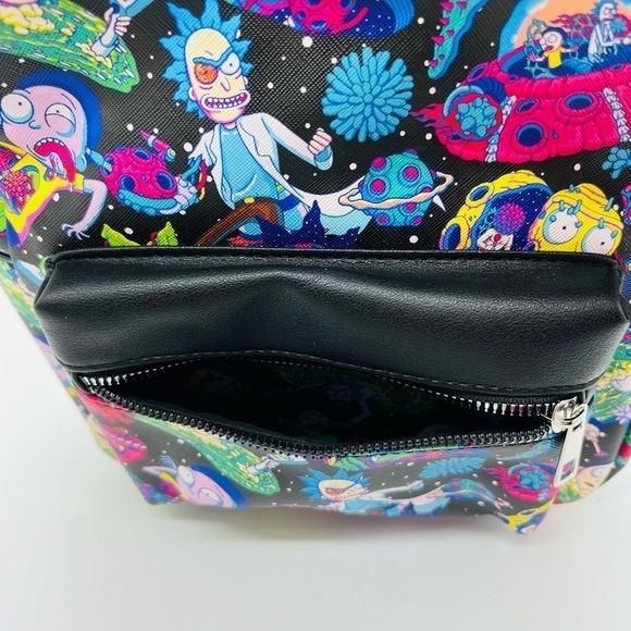 RICK AND MORTY BY BIOWORLD COLORFUL BACKPACK NWOT